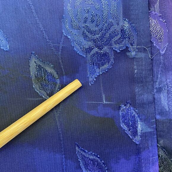 DONNA KARAN Sleeveless Dress Women's 8 Purple Floral Evening  Midi Asymmetrical - Picture 15 of 15